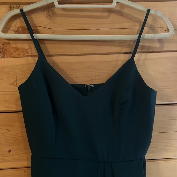 Lulu’s Dark Green Dress - Picture 2 of 10